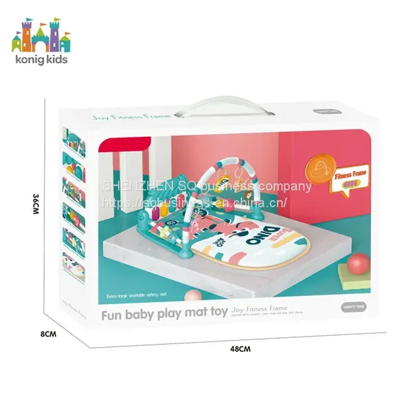 SQ Kids Toys Baby Play Mat Juguetes Para Bebes Learning Sensory Baby Toys Kick and Play Piano Baby Gym photo-5