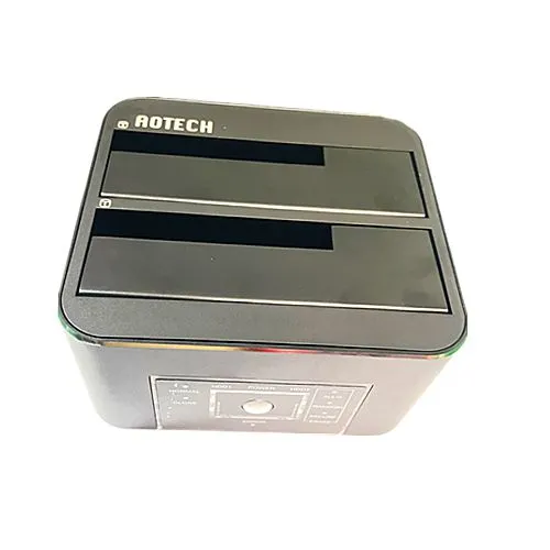 OTB Dual SATA USB3.0 Type a External Hard Disk Drive 2.5 Inch 3.5 Inch Docking Station photo-3