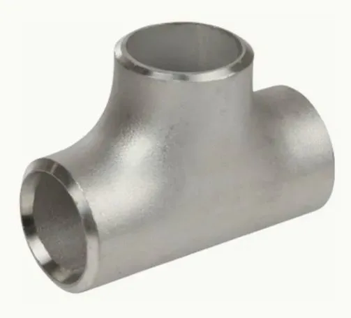 Stainless Steel Sanitary Welded Reducing Long 12inch Sch40 Straight Pipe Fittings Equal Cutback Tee photo-5
