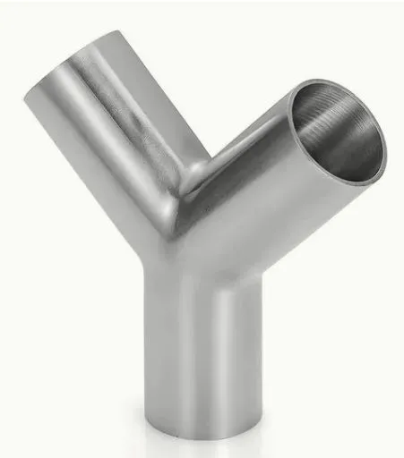 Stainless Steel Butt Weld Tee Sanitary Pipe Fittings