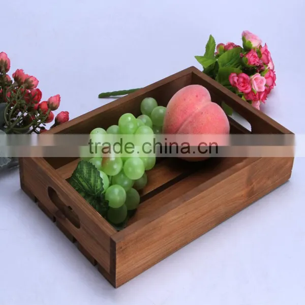 Rustic Serving Tray Vintage Wooden Tray- Pallet Wood Breakfast Tray photo-2