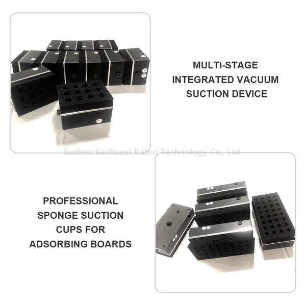 SOVE Integrated Vacuum Sponge Sucker Industrial Suction Cups Factory Suction Cup Vacuum Suckers Carton Handling and Palletizing photo-3