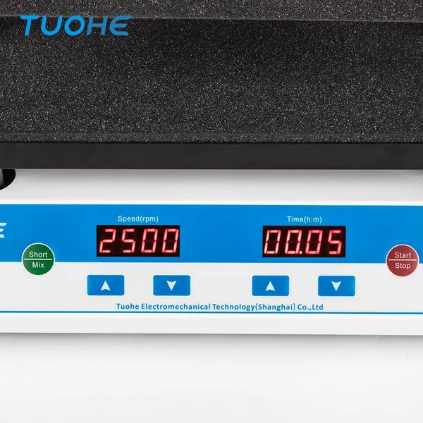 Tuohe Digital Display Multi-tube Vortex Mixer MIX-200S Laboratory Multi-sample Mixer photo-2