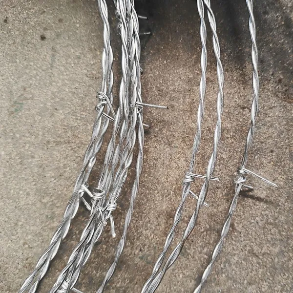 Wholesale Price Barbed Wire Fence PVC Galvanized Barbed Iron Wire Per Roll Customized Size Protective Barbed Wire Coil photo-5