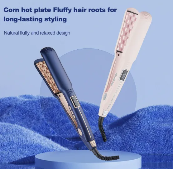 Factory Direct Sales of Fluffy Corn Whisker Grid Curling Iron/tin Foil Hot Pad Hair Root Tool/hair Permer（Wechat:13510231336） photo-2