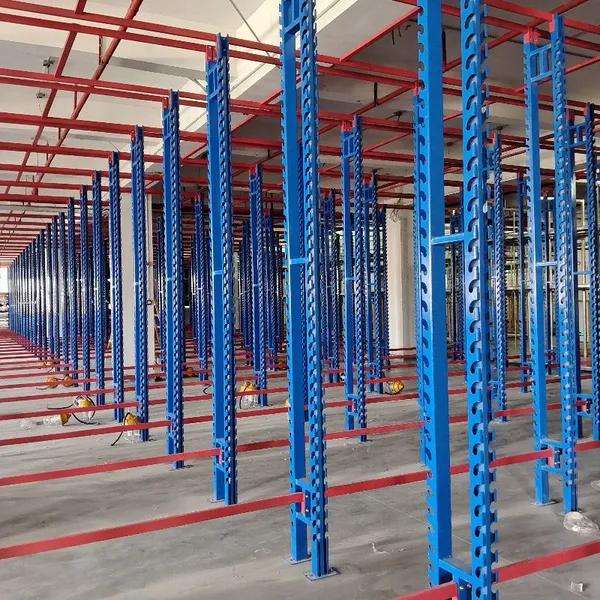 Double Deep Selective Pallet Rack for Heavy Duty Warehouse Storage of Steel Metal and Fabric Rolls