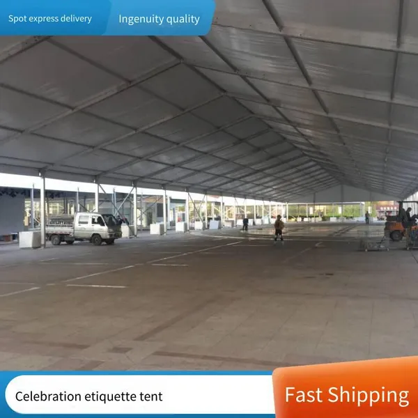 Aluminum Alloy Shed and Pointed Roof Tent Rental. Customized Wedding Tents Available. Shan Zheng Tents in Stock With Favorable Prices. photo-2