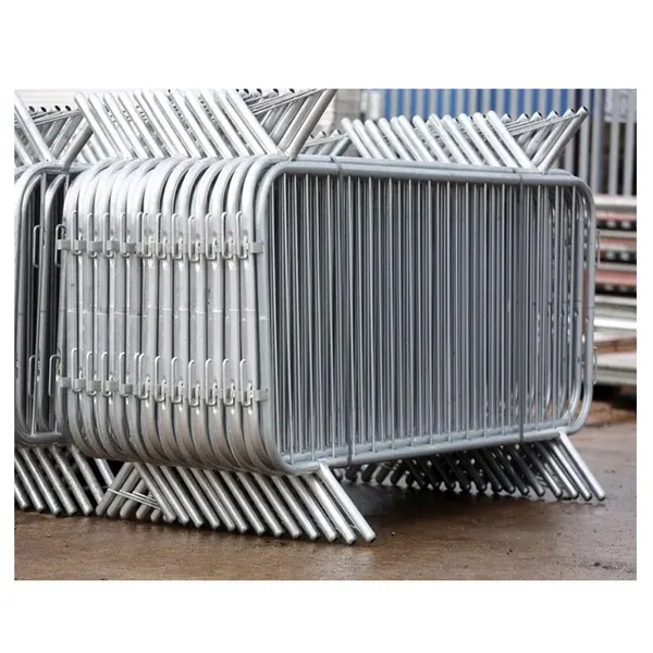 Heavy-duty Galvanized Steel Interlocking Crowd Control Barrier With Bridge-shaped Footings photo-5