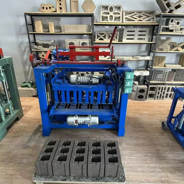 Manual Brick Making Machine, Hollow&Cement Block Making Machine ,Paver Block Machine&Concrete Brick Machine photo-5