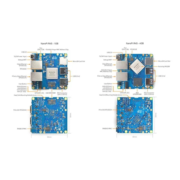 Friendly Elec NanoPi R4S Development Board | RK3399 | Dual Gigabit Ethernet photo-3
