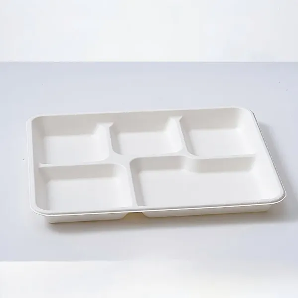 Bulk Supply Molded Pulp Compartment Tray, Quality Checked, QC Report Accepted, 7-Day Sample Lead Time, Global Logistics Service