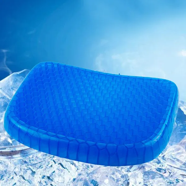 Honeycomb Gel Cooling Summer TPE Seat Cushion for Car Office Gel Seat Cushion
