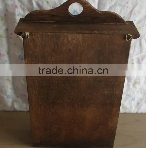 Antique Wooden Key Box, Wholesale Key Storage Box, Wooden Wall Hanging Key Box photo-3