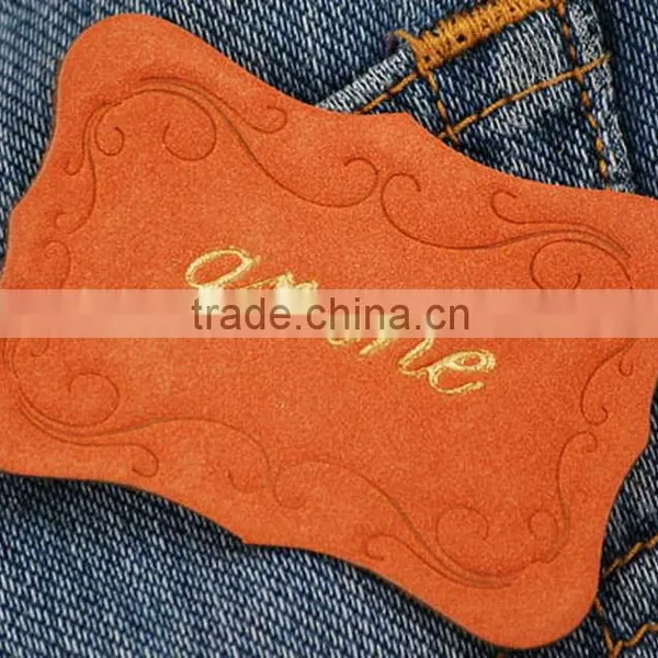 Cheap Price Custom First Choice Leather Label Patches in Foshan photo-3