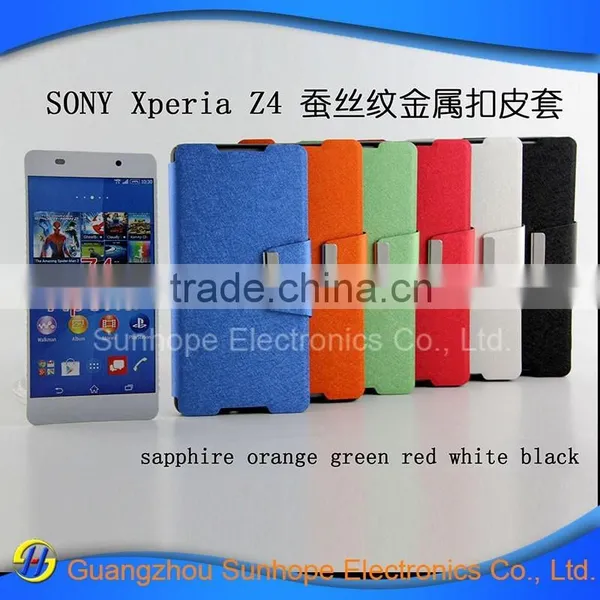 pu Leather Flip Type Wallet Case for Xperia Z4 Z3+ Plus E6553 photo-2