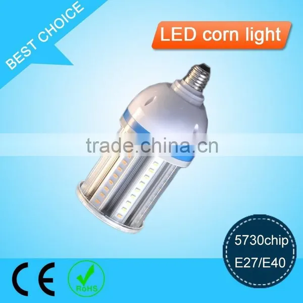 IP65 waterpoof epistar 5730 27w led corn light,E27/E40 led corn lamp for street yard