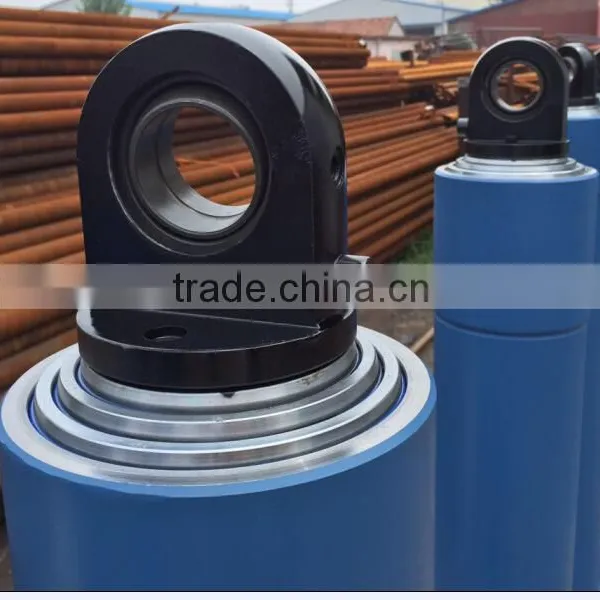 Manufacturer Hyva Type Double Acting Telescopic Hydraulic Cylinder Trailer Hoist photo-3