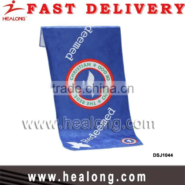 Quick Dry Microfiber Custom Sublimation Printed Bath Golf Gym Hotel Yoga Face Sport Towel Personalized photo-2