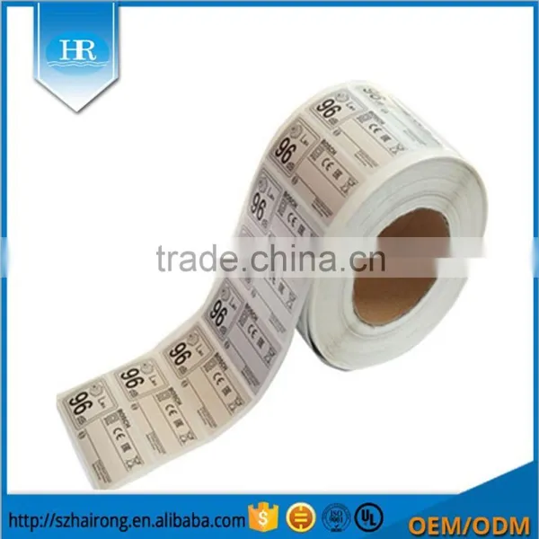 Customized Self Adhesive Blank Sticker Label Printing Barcode Label photo-4