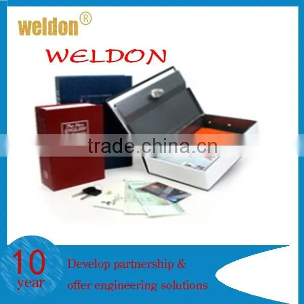 Book Safe Key Lock Metal Dictionary Hide Jewelry Safety Money Box Security Bank photo-6