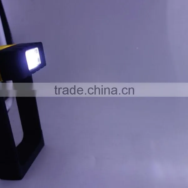 LED+COB Portable Flashlight High Power Work Light With Hook And Magnet photo-5