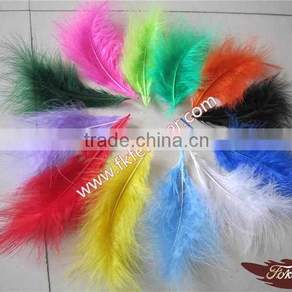 Wholesale Cheap DIY Craft Turkey Marabou Feather For Feather Mask And Feather Boa photo-6