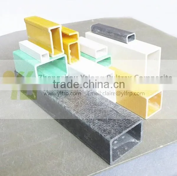 Fiberglass Pultrusion Rectangular hollow pipe tube