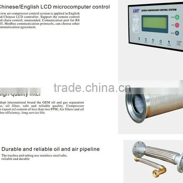 13 Bar 132KW/175HP Variable Frequency Screw Air Compressor (low Electric Waste,automaticc photo-3