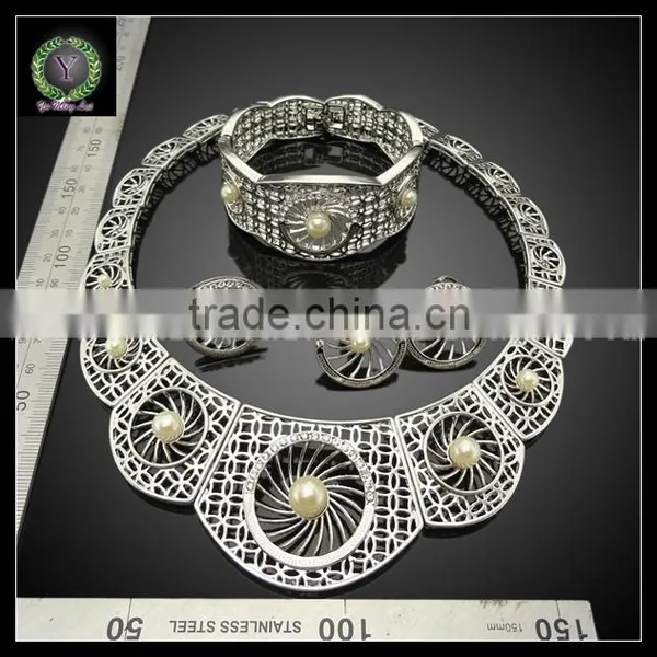 Hot Sale Fashion Necklace Earrings RingJewelry Set, Quality Choice photo-2