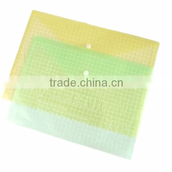 2015 Handmade Hot Sale Plastic Document Bag, Hard Cover File Folder, School File Cover Designs photo-3