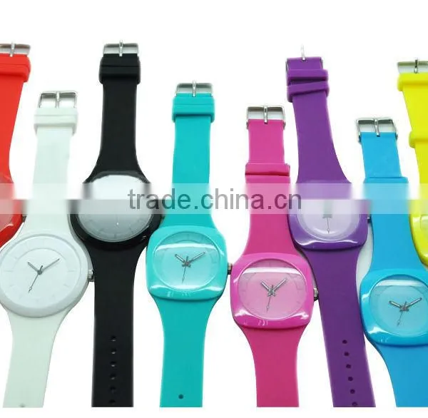 Top Selling Silicone Ultrathin Watch Cheapest Promotion Plastic Watch photo-6