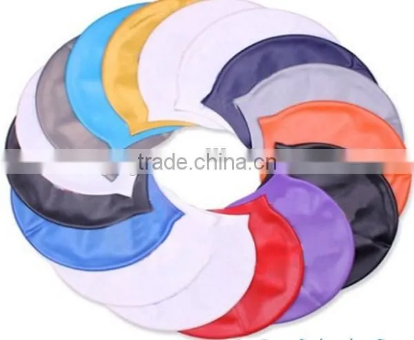 Adult Fit All Free Size 2016 Summer New Unisex Silicone Swim Swimming Hat Caps photo-3