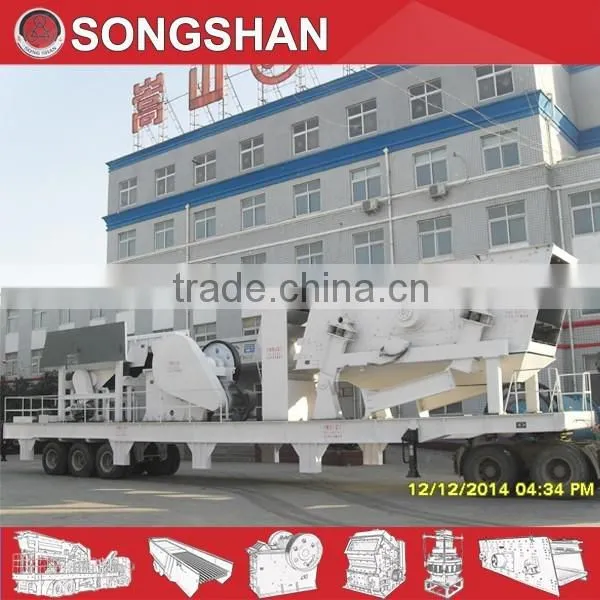 Movable Crusher , Tire Type Mobile Crusher Plant photo-6