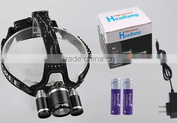 IP67 Waterproof Headlamp Rechargeable Head Light High Power Led Headlight Miner Lamp Moving Emergency Flashlight Head photo-2