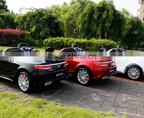 Licensed Mercedes Benz S63 Licensed Kids Electric Toy Ride on Car 12v Battery Powered photo-6
