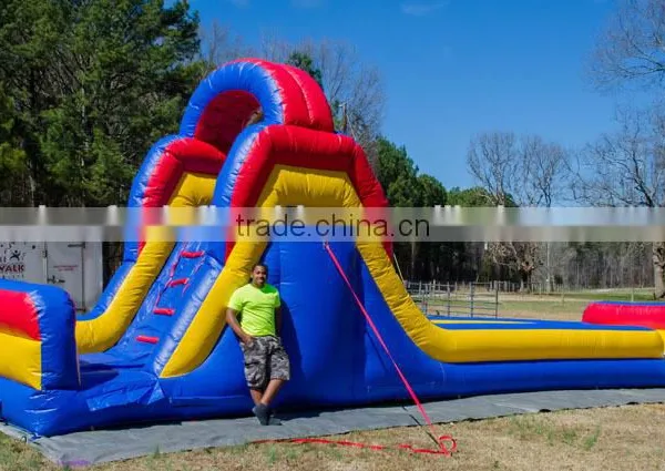Multi Colored Wet n Dry Used Large Water Slide for Children and Adults Supplier's Choice photo-2