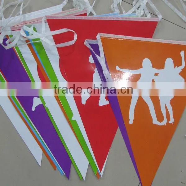 High Quality Birthday Party Wedding Site Decorative Fabric Bunting photo-4