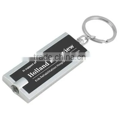 Traditional Slim Keylight, LED Flashlight Keyring. photo-2