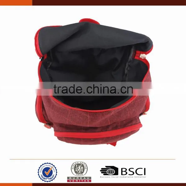 Customized Low MOQ Plaid Leisure Backpack For Student photo-3