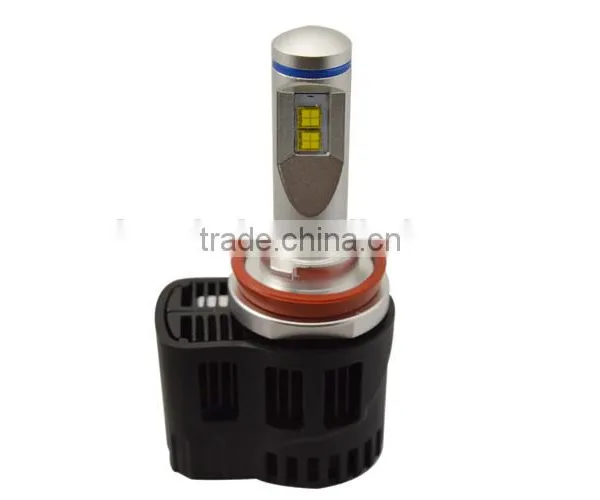 New High Power LED Headlight Lamp H9 H8 H11 H16 55W 5200LM 6000K Replace Hid photo-2