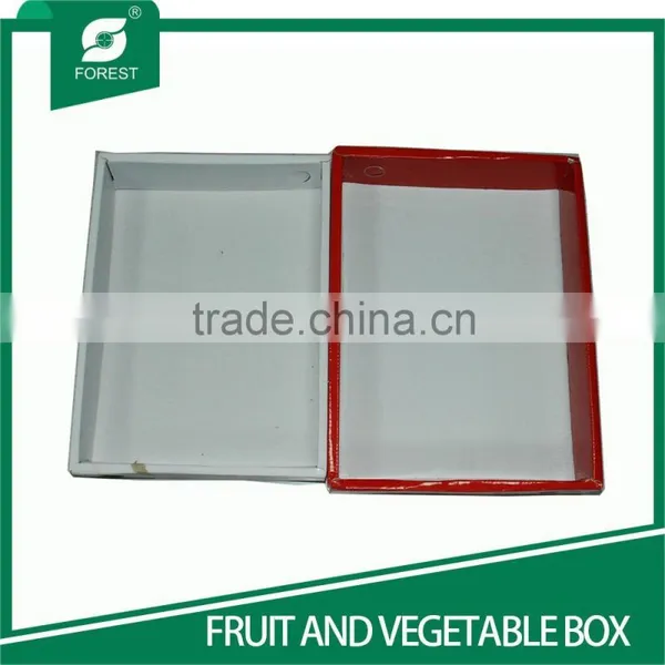 CHINA SUPPLIER PROVIDED 2 PIECES CARDBOARD FRUITS PACKAGING BOXES WITH CUSTOM PRINTS photo-4