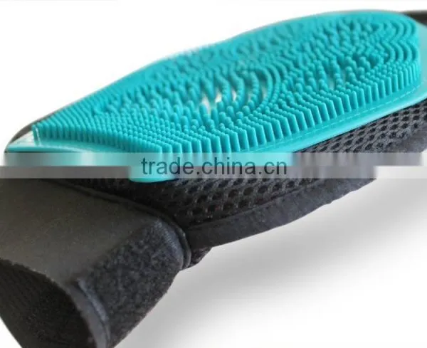 Paw Shape TPR Grooming for Cat & Dog Right & Left Handed Fit - Eco Friendly - Soft & Gentle Shedding Brush photo-4