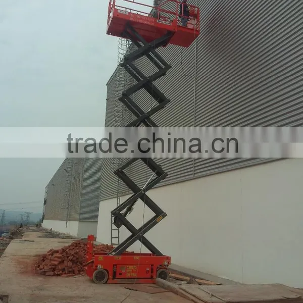China Manufacturer 12m Lifting Height Mini Scissor Lifts for Hot Sale photo-2