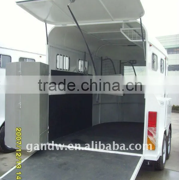 Hot Sale Slant Load 2horse Float 2 Horse Box Trailer Quality Choice