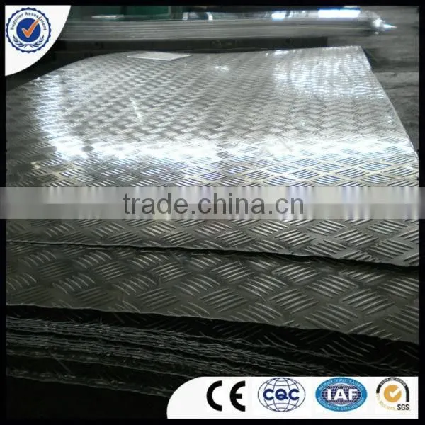 aluminum tread plate non-slip floor in stair treads elevators