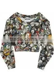 Cropped Top Hoodie/cropped Sweatshirts/crop Top Plain Sweatshirts photo-3