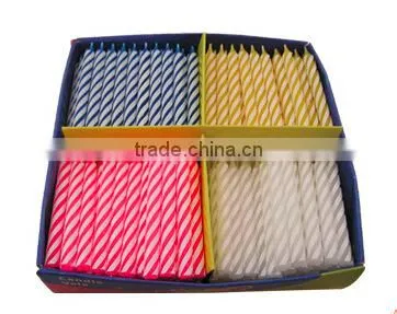 Colorful Spiral Birthday Candles