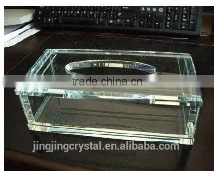 Lastest new design Simple clear crystal tissue boxes                        
                                                                                Supplier's Choice