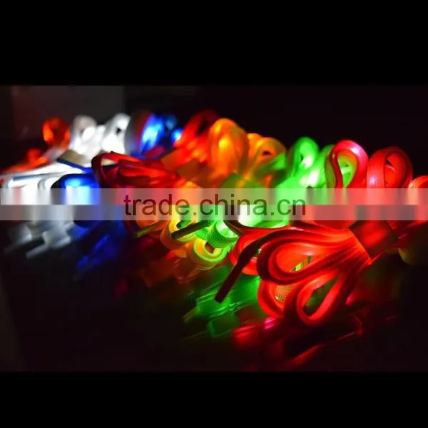 Many Models Party Decoration LED Shoelaces Shoe Laces Flash Light Up Glow Stick Strap Shoelaces photo-2