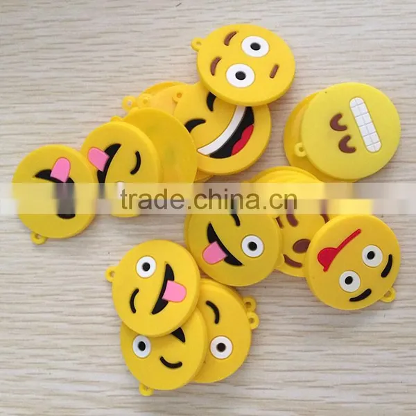 Popular Stuffed Plush Soft Toy Key Chains Pvc Emoji Keychain photo-2